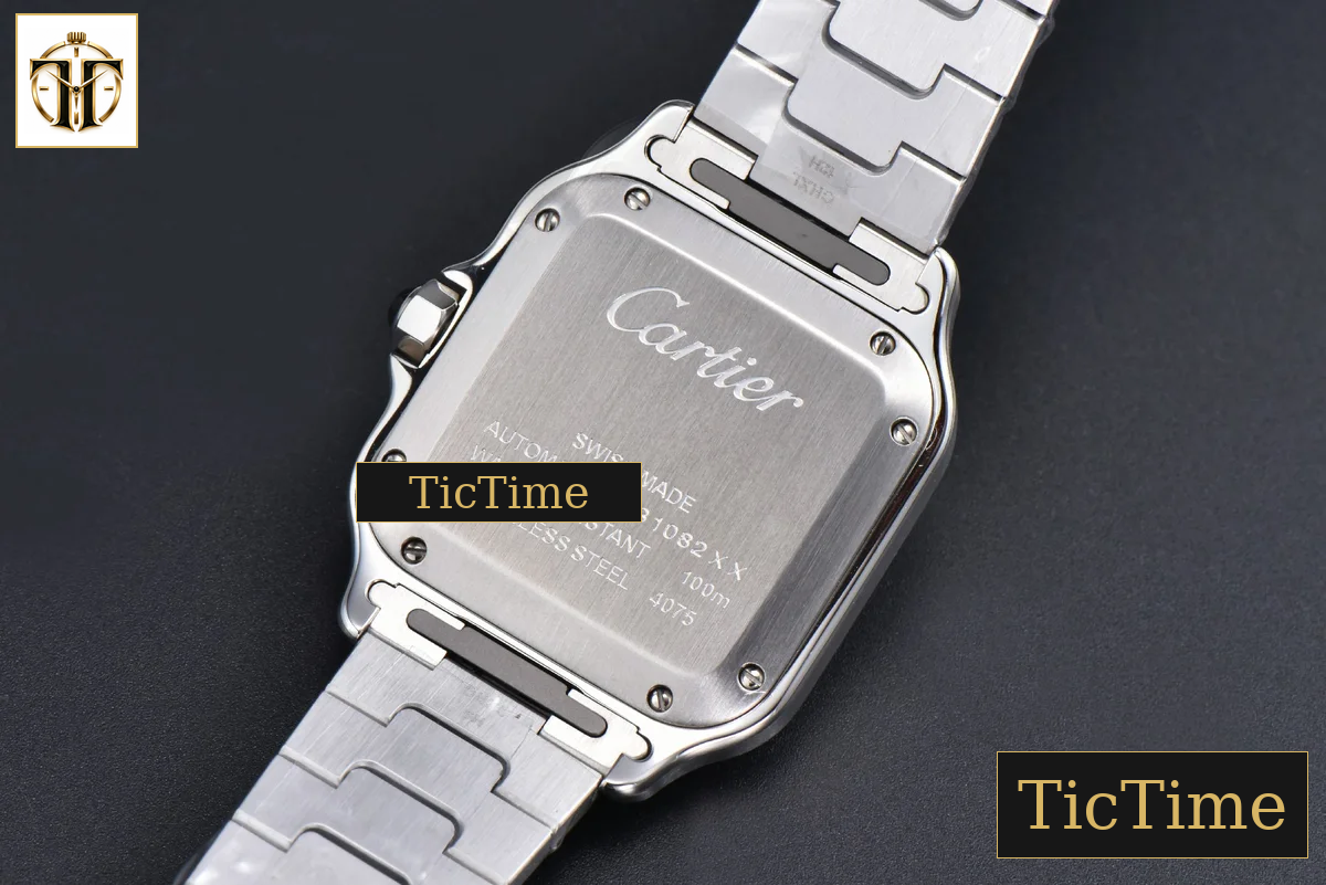 Santos de Cartier Medium 35mm BVF SS Blue Dial SS Bracelet Miyota 9039 — foto 16