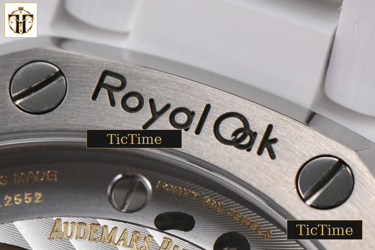 Royal Oak Chronograph 26240 41mm APSF Ceramic Sliver Checkered Dial Sliver Subdial Ceramic Bracelet V2 SH4401 — foto 29