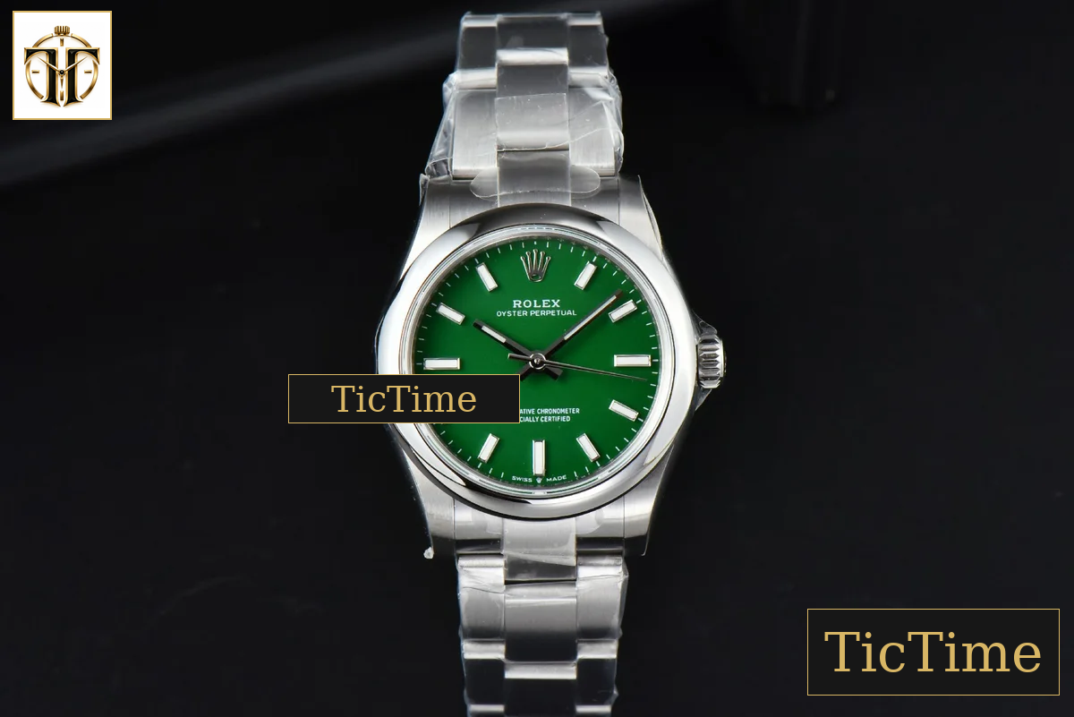 Oyster Perpetual 277200 31mm EWF Green Dial SS Bracelet A3230 — foto 3