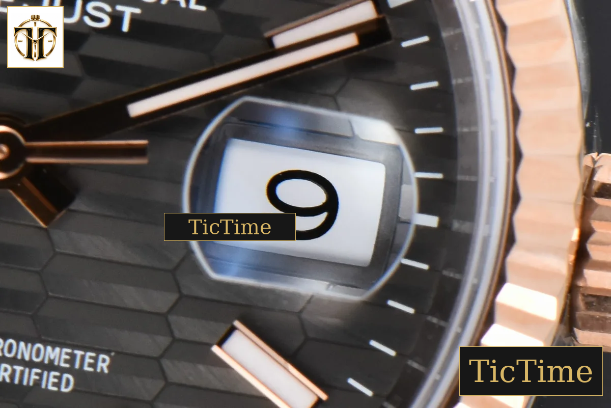 DateJust 126231 36mm VSF RG/SS Gray Motif Dial Jubilee Bracelet VS3235 — foto 9