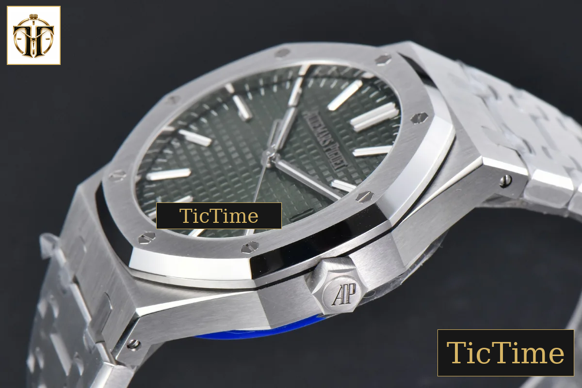 Royal Oak ’50th Anniversary’ 15510 41mm ZF Green Dial SS Bracelet SA4302 — foto 12