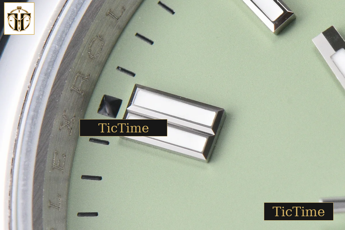 Oyster Perpetual 316L Pistachio 126000 36mm BPF Green Dial SS Bracelet SH3132 — foto 7