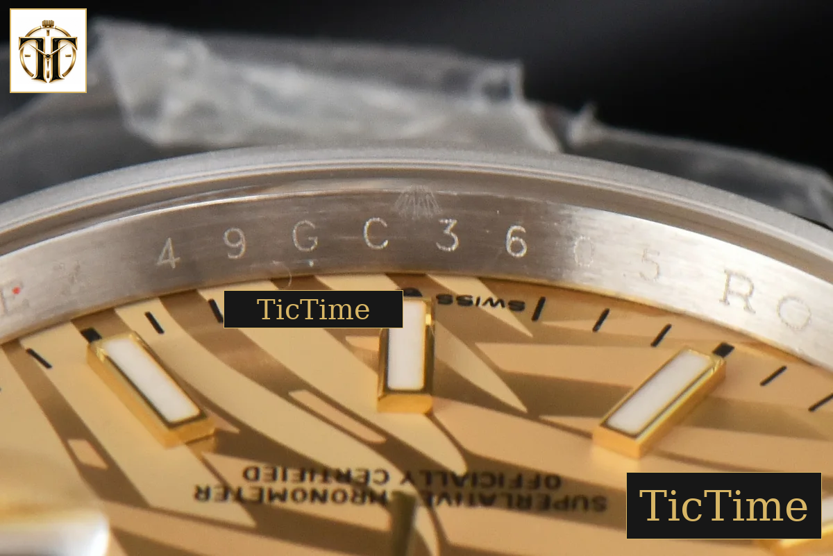 DateJust 36mm BPF YG/SS YG Palm Dial Oyster Bracelet A2824 — foto 14