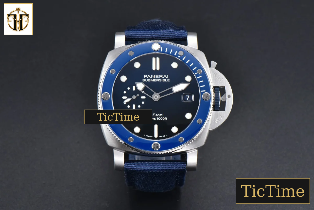Sub Quaranta PAM1289 44mm VSF Blue Dial Blue Nylon Strap P900 — foto 3