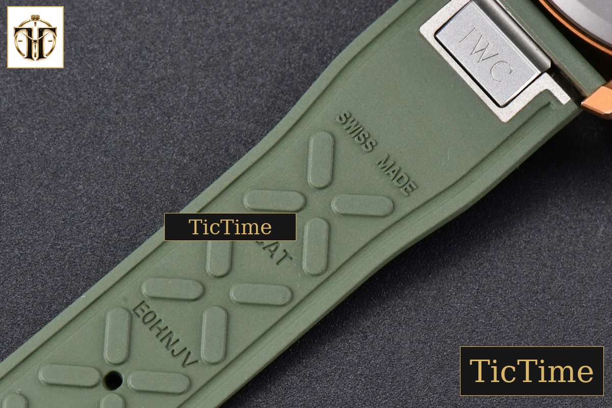 Big Pilot IW329702 43.8mm M+F Bronze Green Dial Green Rubber Strap A2892 — foto 25