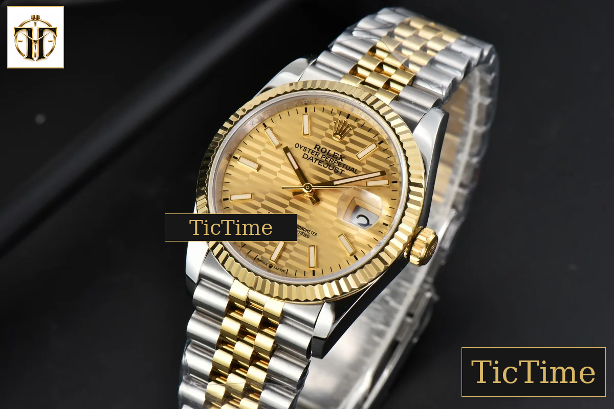 DateJust 36mm BPF YG/SS YG Motif Dial Jubilee Bracelet A2824 — foto 4