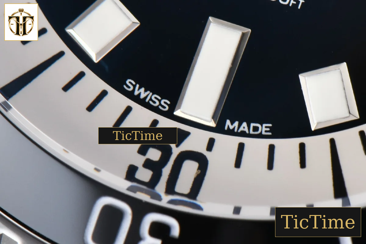 SuperOcean 44mm TF Black/White Dial SS Bracelet A2824 — foto 6