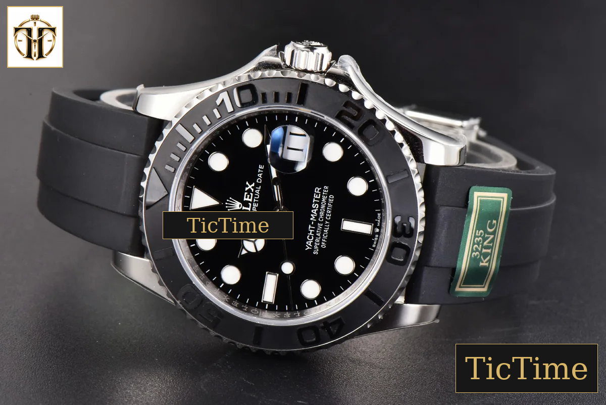 Yacht-Master 3D 226659 42mm King Factory Black Ceramic Oysterflex Strap VR3235 — foto 16