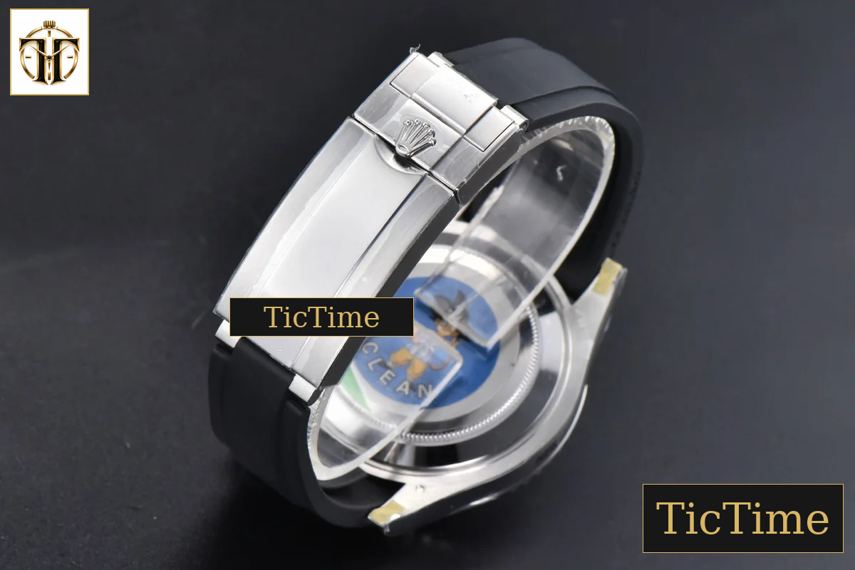 Yacht-Master 3D 226659 42mm Clean Factory Black Ceramic Bezel Oysterflex Strap VR3235 — foto 43