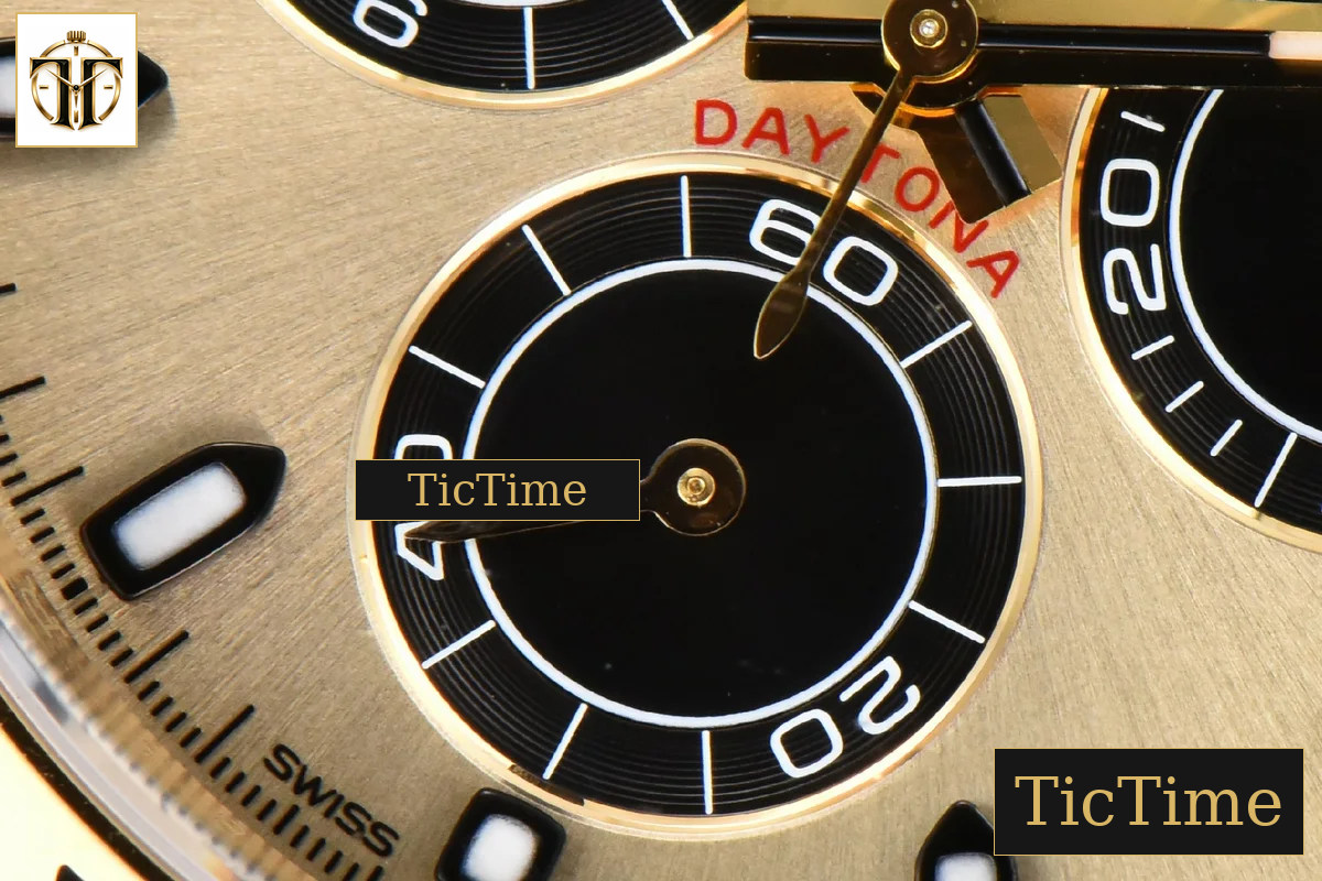 Daytona 116508 40mm Clean Factory YG 904L YG Dial Black Subdial YG Bracelet SA4130 — foto 9