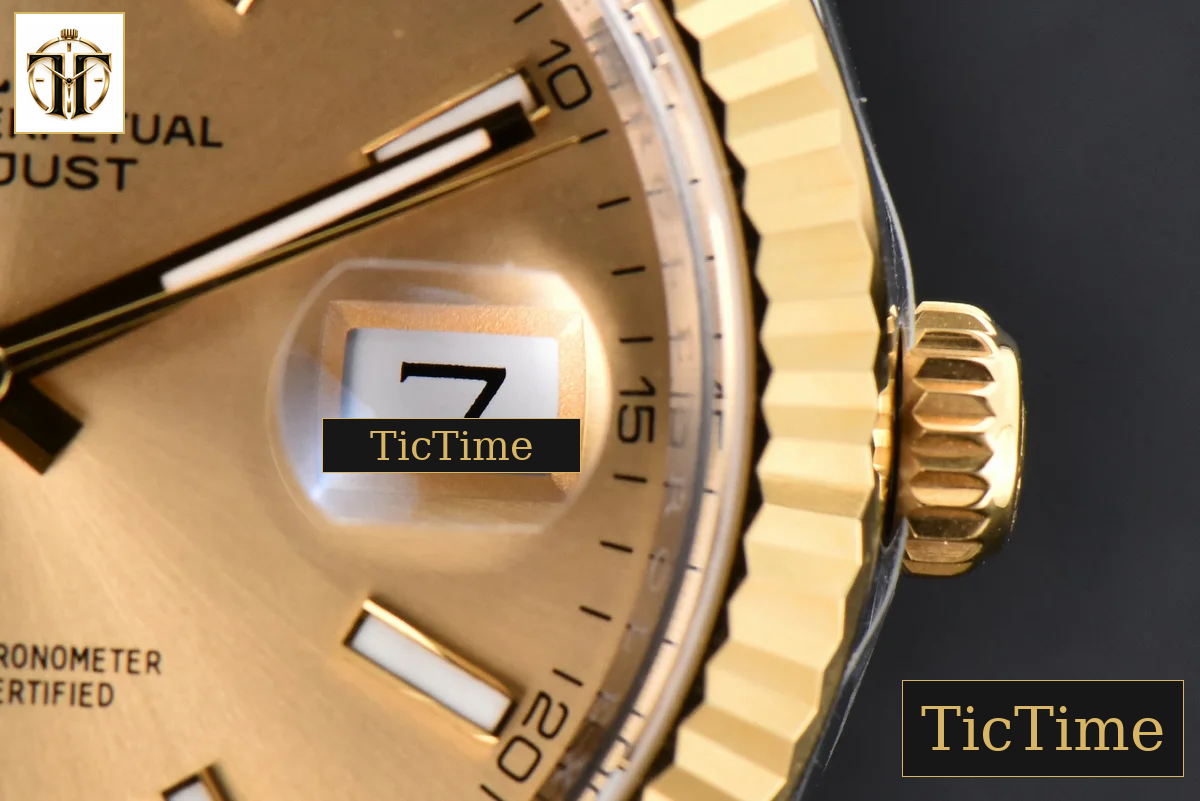 DateJust 126333 41mm VSF YG/SS Fluted Bezel YG Dial Oyster Bracelet VS3235 — foto 24