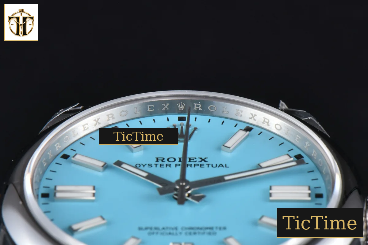 Oyster Perpetual 904L 124300 41mm VSF Tiffany Dial Oyster Bracelet VS3235 — foto 12