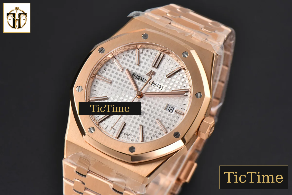 Royal Oak 15400 41mm ZF RG White Textured Dial RG Bracelet SA3120 — foto 4