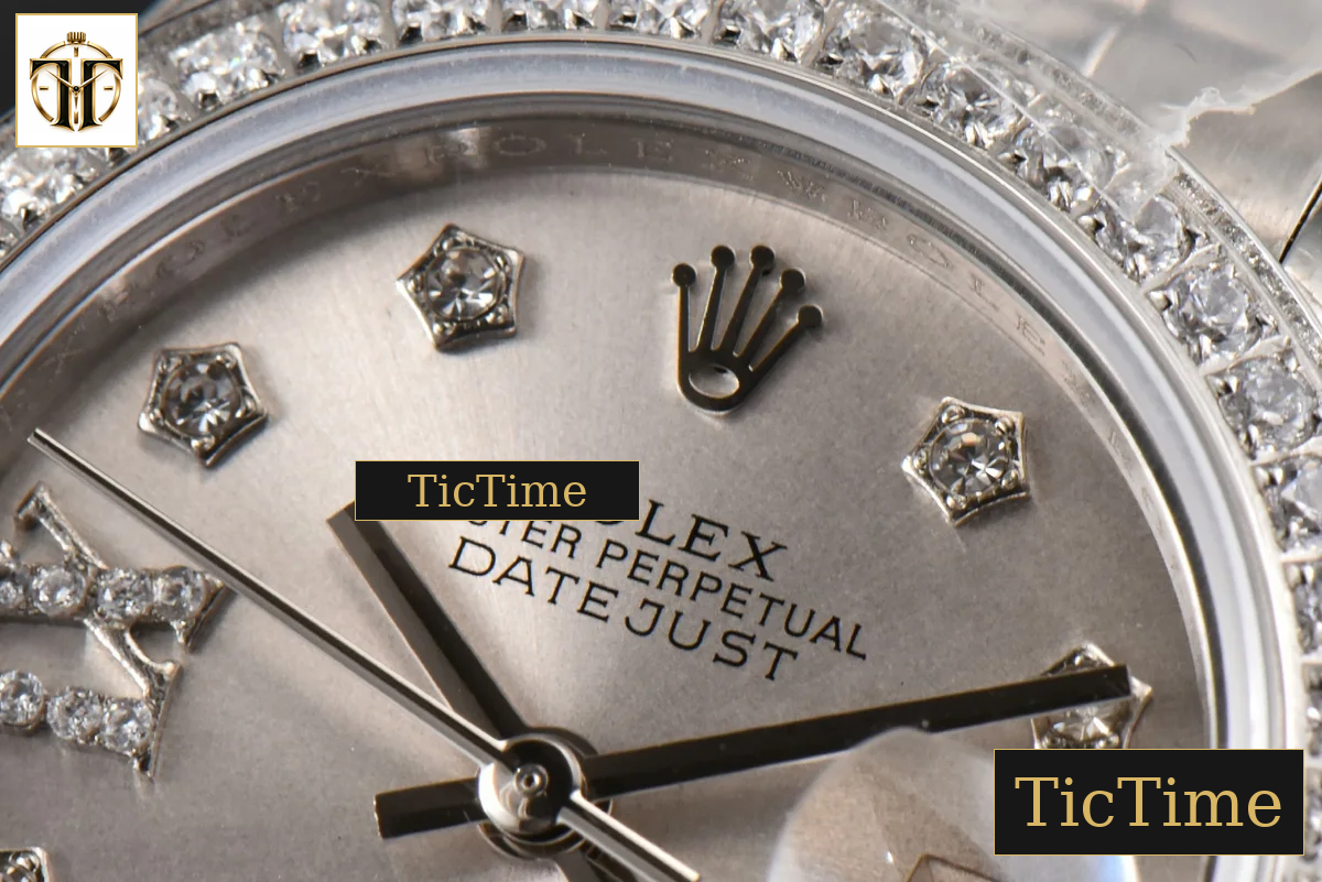 DateJust Ladies 28mm WF Diamond Silver Dial Diamond Marker Jubilee Bracelet A2236 — foto 6