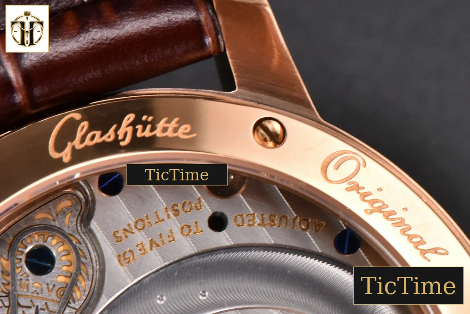 Panomatic Lunar 40mm APSF RG White Dial Brown Leather Strap A23J — foto 30