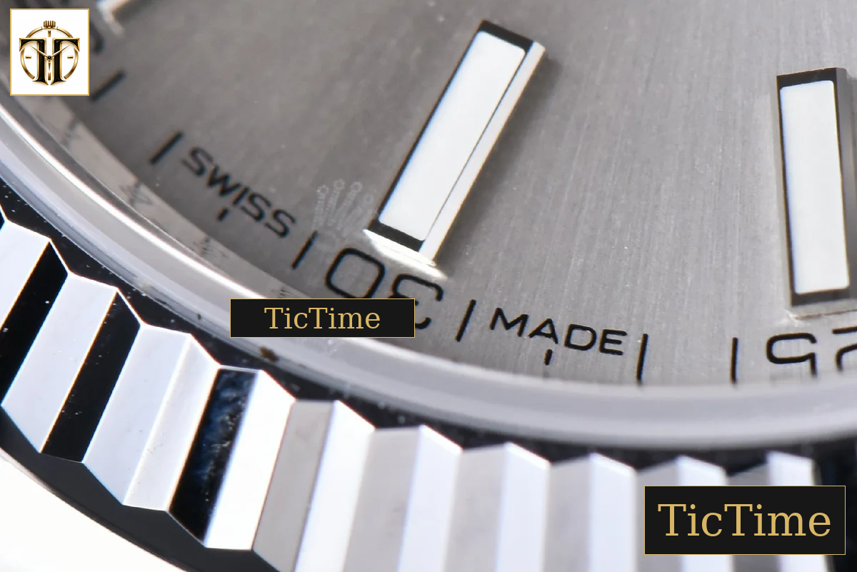 DateJust Fluted Bezel 126334 41mm VSF Silver Dial Oyster Bracelet VS3235 — foto 8