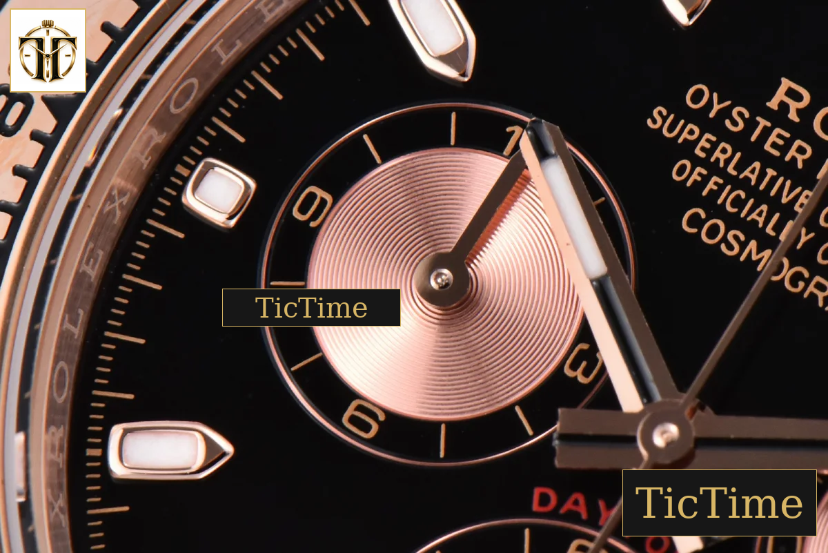 Daytona 116505 40mm BTF Black Dial RG Subdial RG Bracelet SA4130 — foto 6