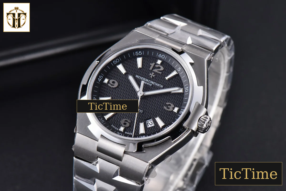 Overseas 47040 42mm MKF Black Textured Dial SS Bracelet 9015 — foto 16