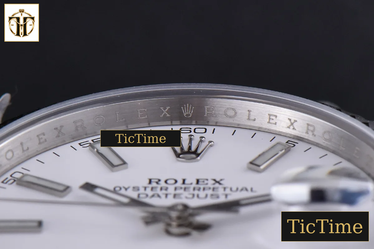 Datejust 41mm GMF SS White Dial Lume Marker Fluted Bezel Jubille Bracelet VR3235 — foto 12