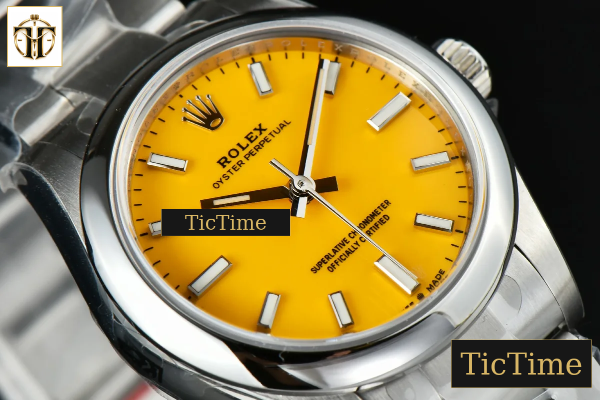 Oyster Perpetual 277200 31mm EWF Yellow Dial SS Bracelet A3230 — foto 10