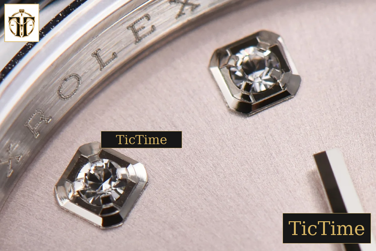 DateJust 36mm GMF SS Smooth Bezel Silver Dial Diamond Marker Oyster Bracelet VR3235 — foto 6