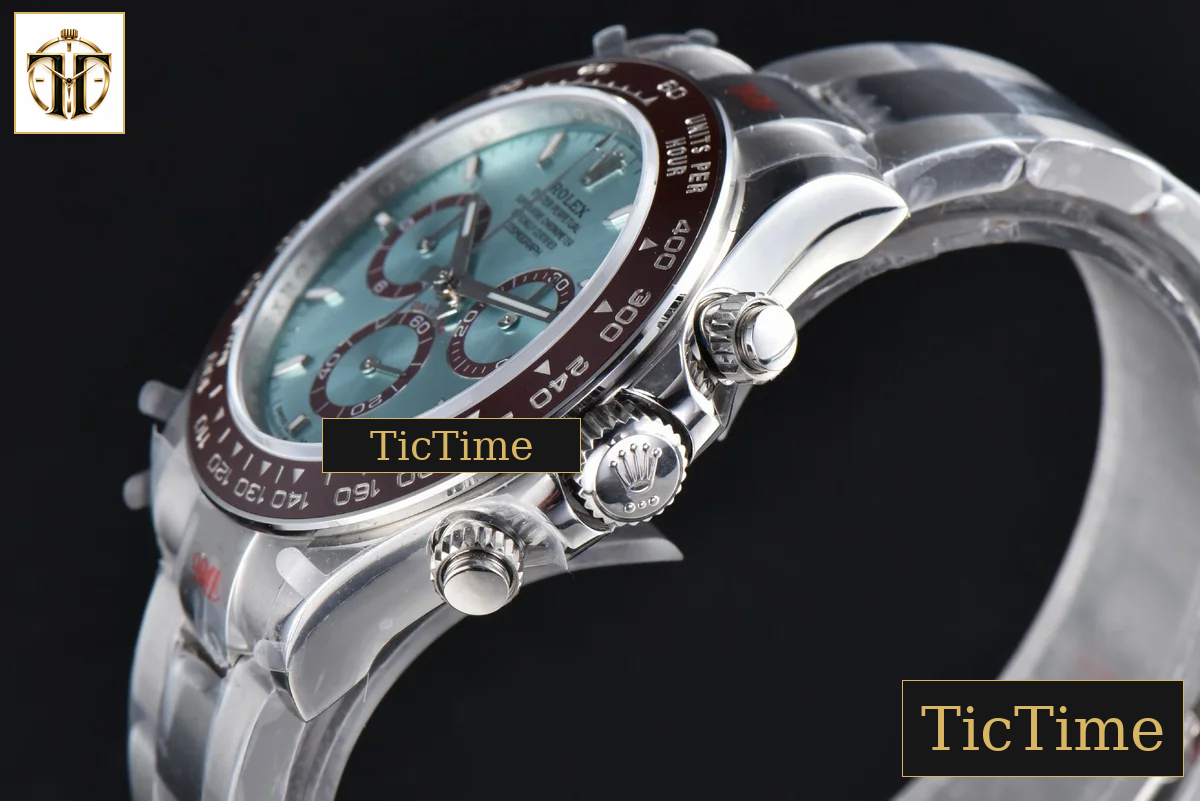 Daytona 904L 126506 40mm BPF SS Black Bezel Ice Blue Dial SS Bracelet SH4131 — foto 12