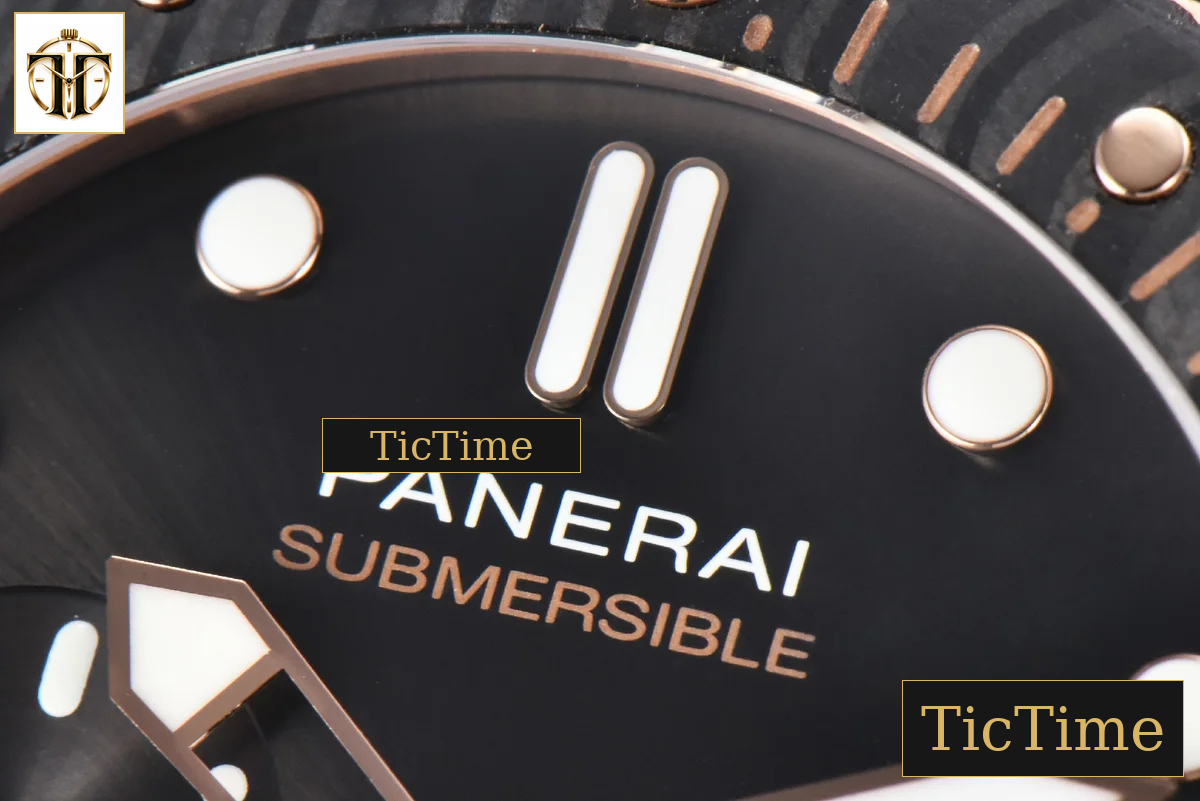 PAM1070 44mm VSF RG Sub Quaranta Black Dial Black Rubber Strap P900 — foto 5