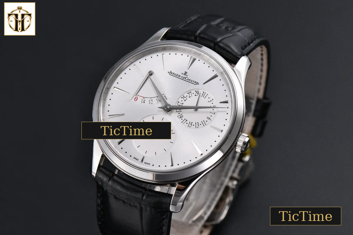 Master Ultra Thin Power Reserve 39mm APSF Silver Dial Black Leather Strap DD938 — foto 4