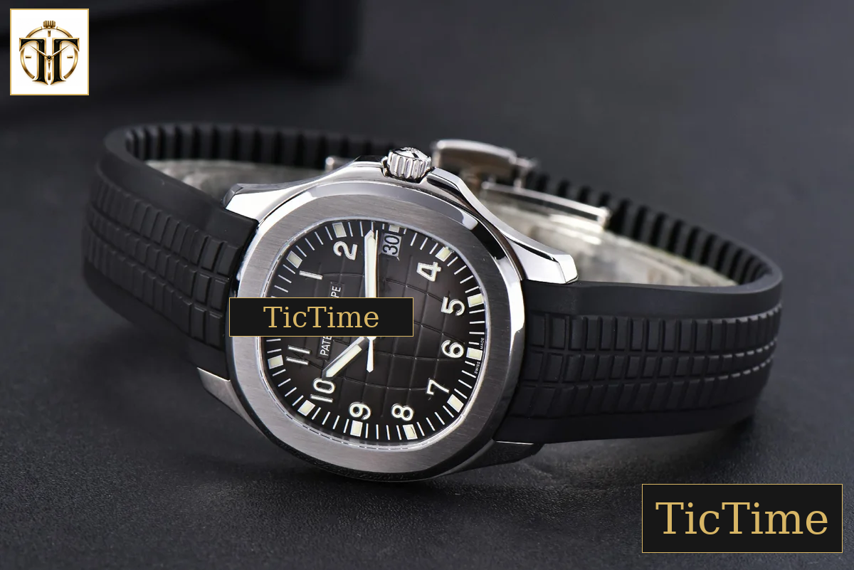 Aquanaut 5167 40mm ZF Gray Dial Black Rubber Strap A324 — foto 12