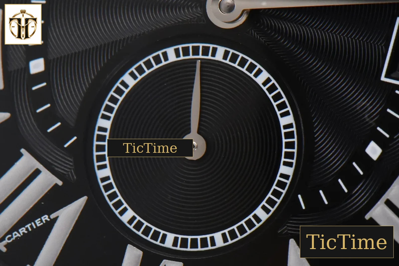 Drive de Cartier 40mm APSF Black Dial Black Leather Strap A23J — foto 7