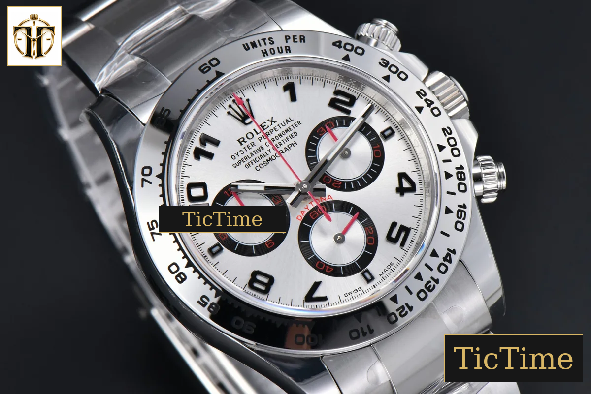 Daytona 116509 APSF SS White Dial Digital Marker SS Bracelet SH4130 — foto 15