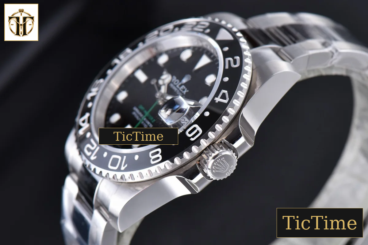 GMT Master 116710LN 40mm V9F Black Dial Black Bezel Oyster Bracelet A3186 — foto 12