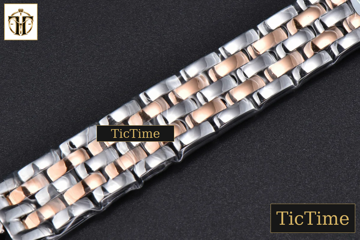 Panthère Secrete Ladies 22mm BVF SS/RG White Dial Diamond Bezel SS/RG Bracelet Ronda Quartz — foto 21