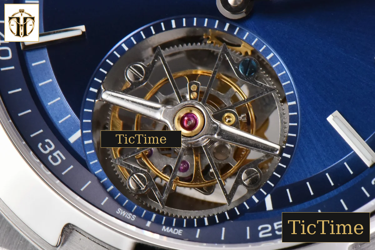 Overseas Tourbillon 6000V 42.5mm BBRF Blue Dial SS Bracelet Tourb — foto 7