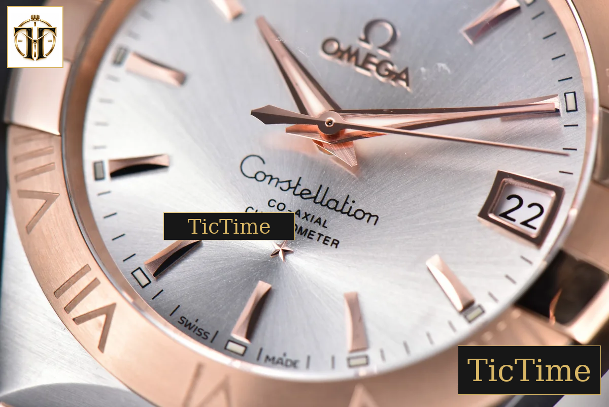 Constellation 38mm VSF SS/RG Silver Dial Stick Markers SS/RG Bracelet A8500 — foto 8