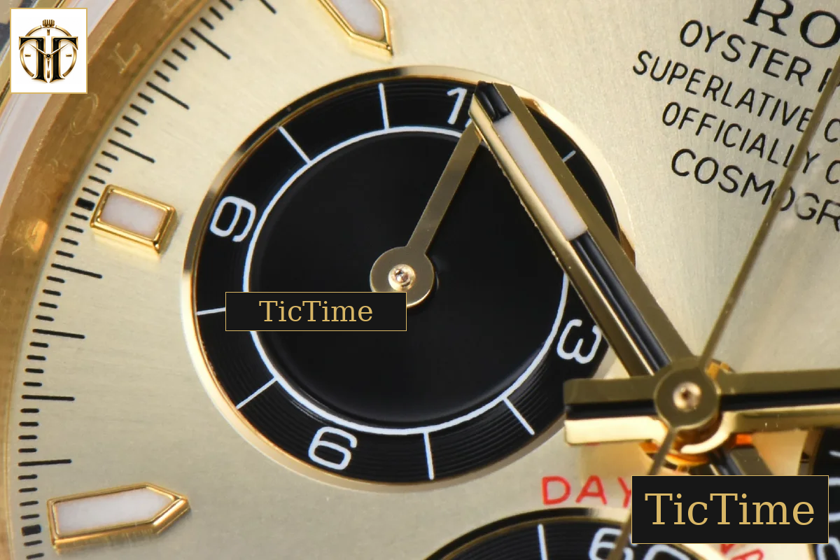 Daytona 904L 126508 40mm BPF YG YG Dial Black Subdial YG Bracelet SH4131 — foto 7