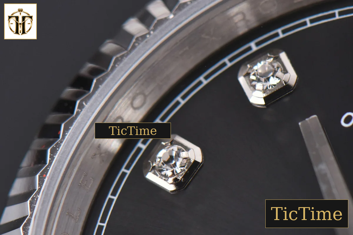 DateJust 36mm GMF SS Black Dial Diamond Marker Jubilee Bracelet VR3235 — foto 7