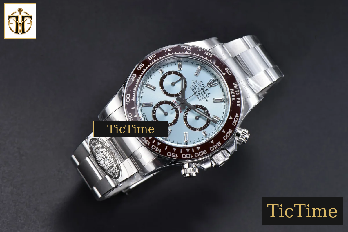 Daytona 126506 40mm Clean Factory Ice Blue Dial Diamond Markers SS Bracelet DD4131 — foto 3