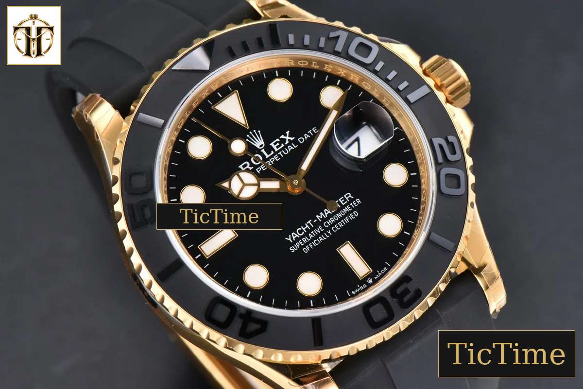 Yacht-Master 226658 42mm VSF YG Ceramic Black Dial Oysterflex Strap V2 Tungsten Weighted VS3235 — foto 13