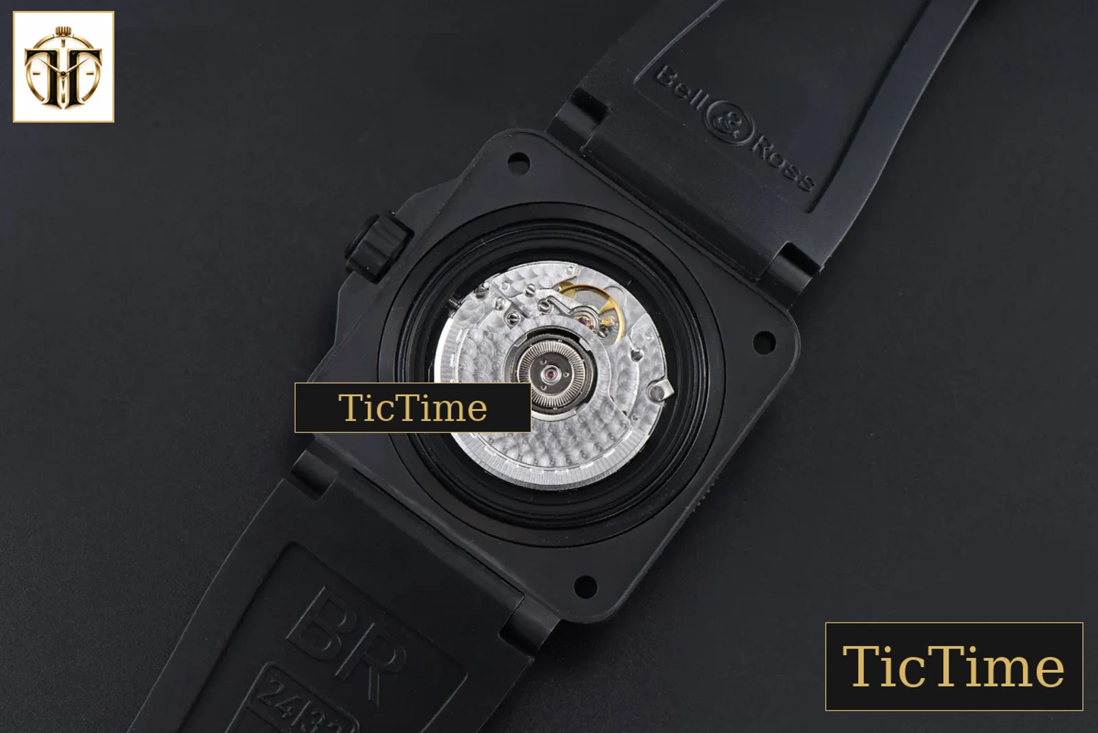 BR03-92 M+F Full Lume Ceramic Case Light Blue Dial Black Rubber Strap A2892 — foto 20