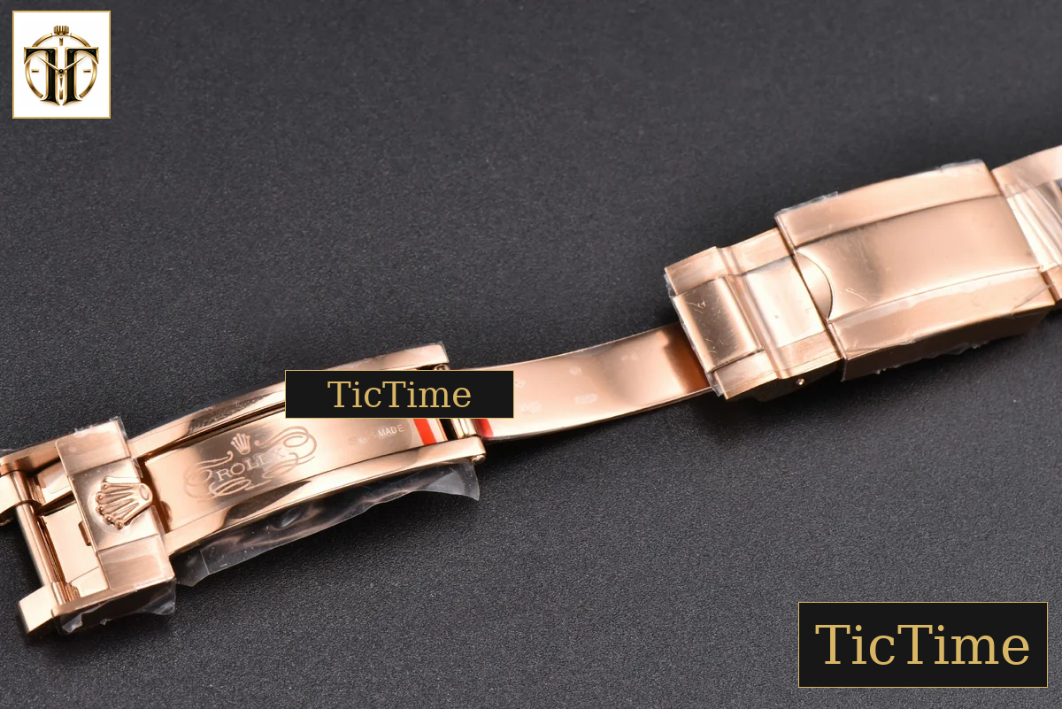 Daytona 116595 King Factory RG Rainbow Diamond Black Dial RG Bracelet A7750 — foto 36