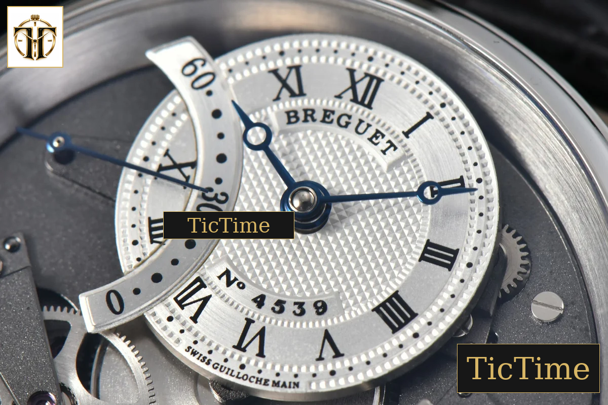 Tradition 7097BB 40mm ZF SS Gray Dial White Subdial Black Leather Strap A505 — foto 5