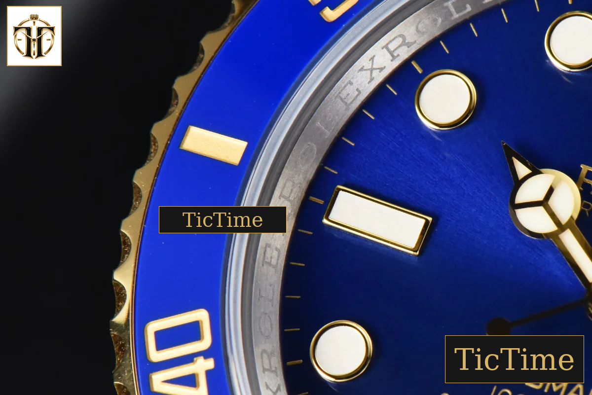 Submariner LB 116613 40mm Clean Factory YG/SS Blue Ceramic Blue Dial YG/SS Bracelet VR3130 — foto 7