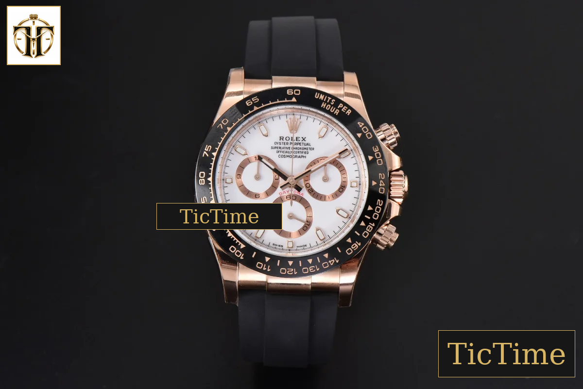 Daytona 116515 BTF RG Ceramic White/RG Dial Oysterflex Strap SA4130 — foto 3