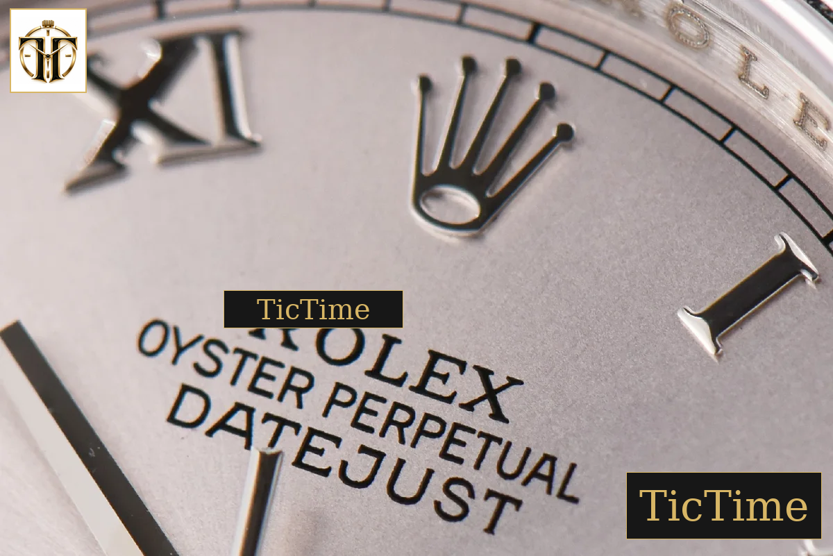 DateJust 36mm GMF SS Smooth Bezel Silver Dial Roma Marker Oyster Bracelet VR3235 — foto 4