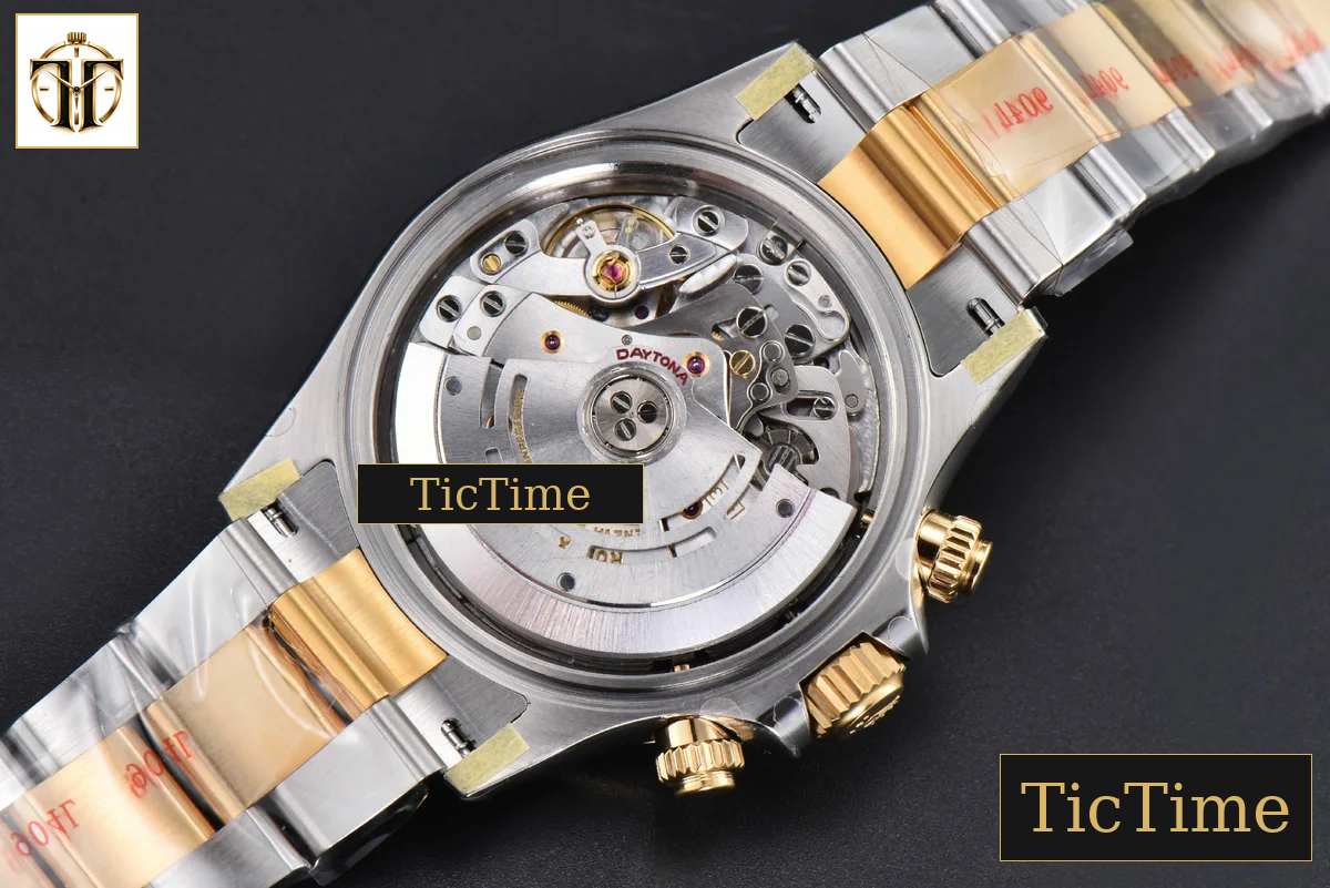 Daytona 116503 40mm Clean Factory YG/SS Black Dial Lume Marker YG/SS Bracelet SH4130 — foto 21