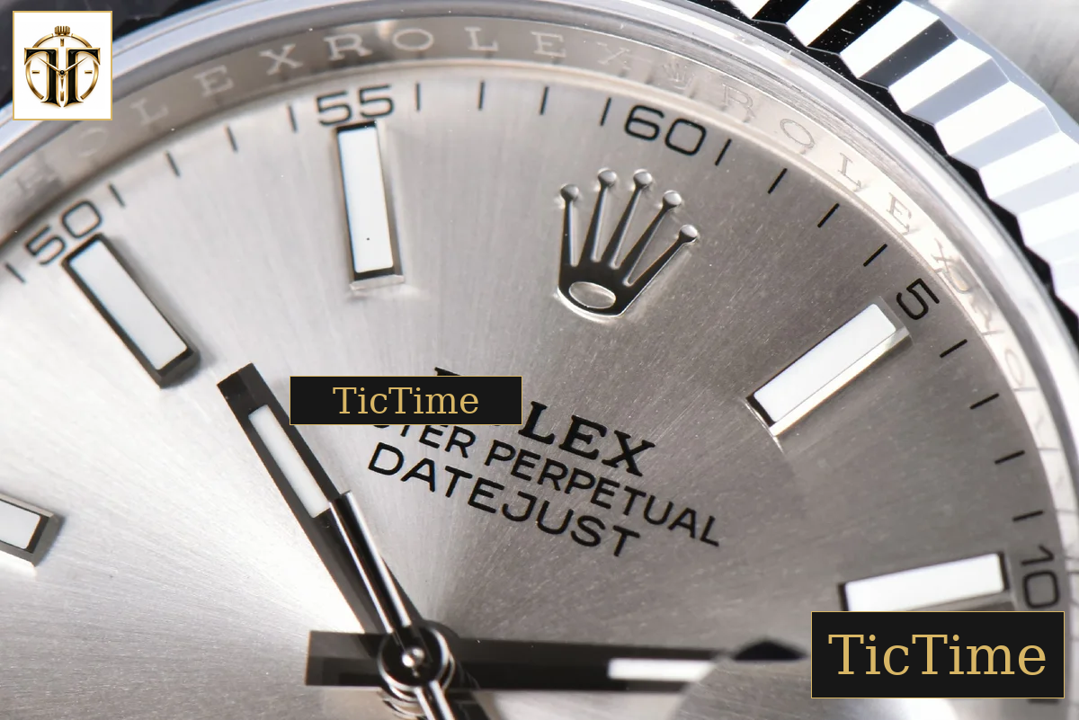 DateJust Fluted Bezel 126334 41mm VSF Silver Dial Oyster Bracelet VS3235 — foto 20