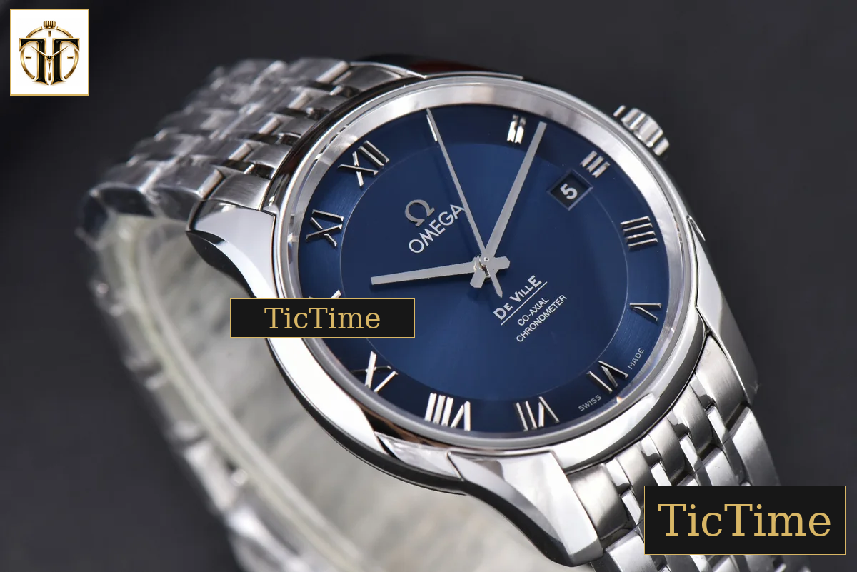 De Ville Hour Vision 41mm VSF Blue Dial SS Bracelet A8500 — foto 8