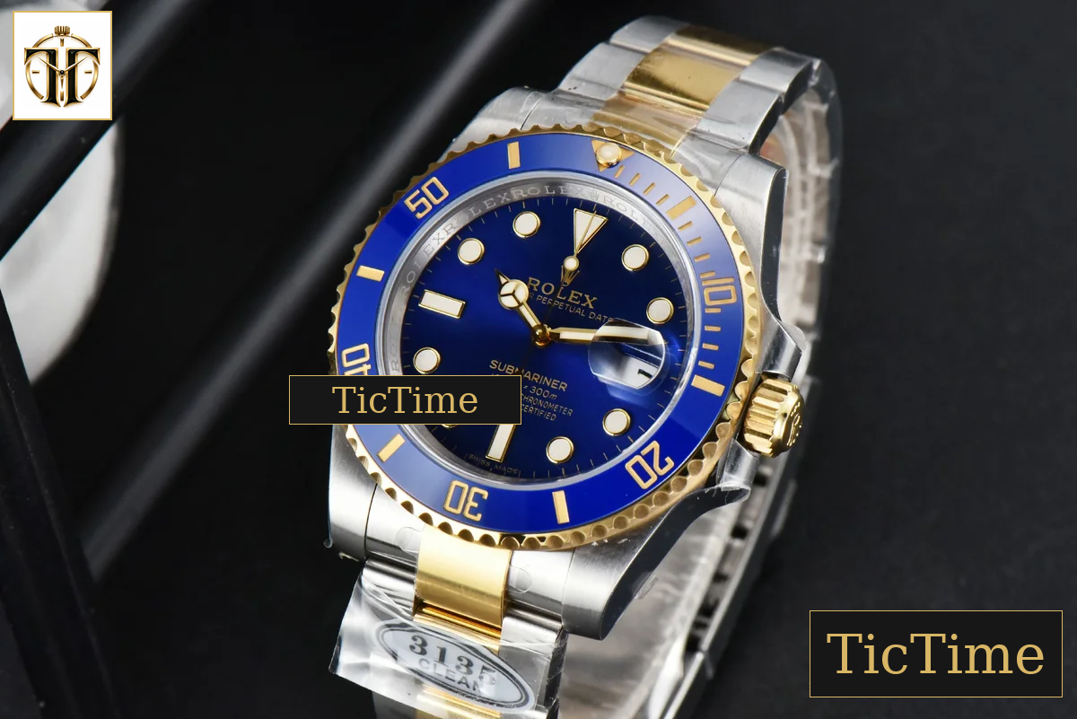 Submariner LB 116613 40mm Clean Factory YG/SS Blue Ceramic Blue Dial YG/SS Bracelet VR3130 — foto 4