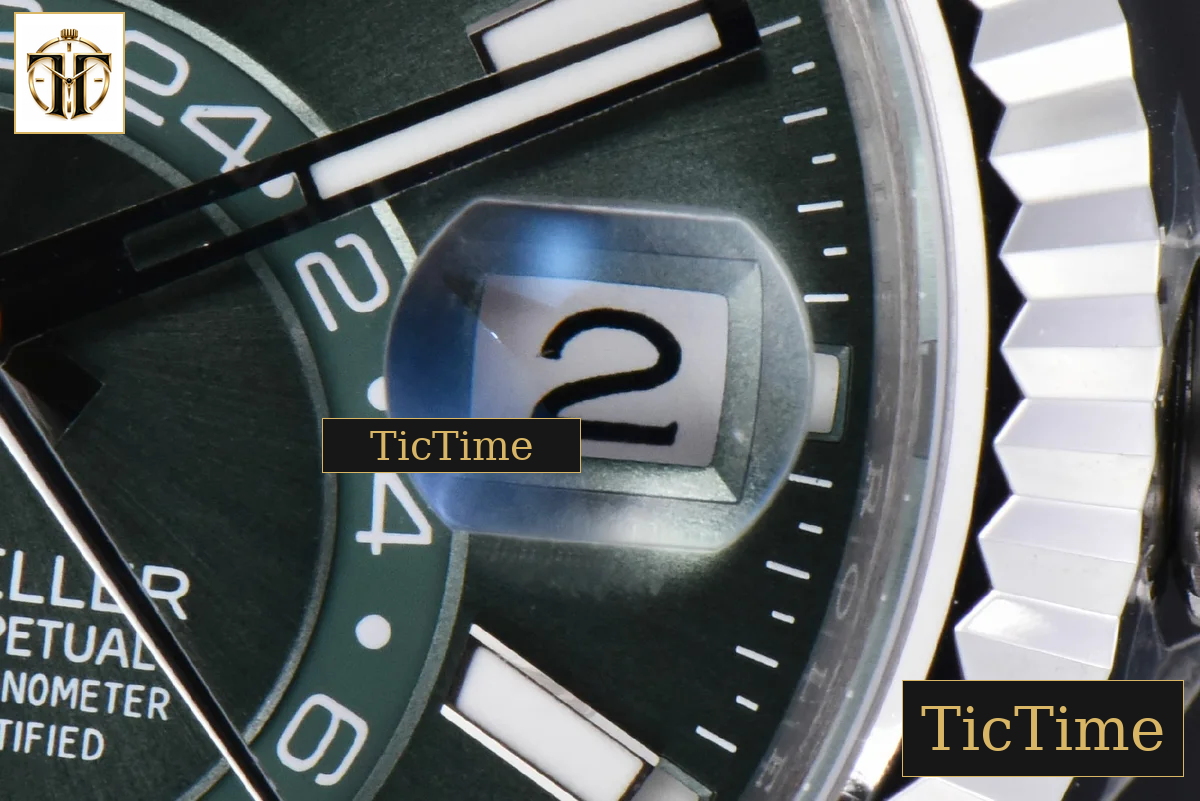 Sky-Dweller 904L 326934 42mm ZF Green Dial SS Bracelet A2824 — foto 10